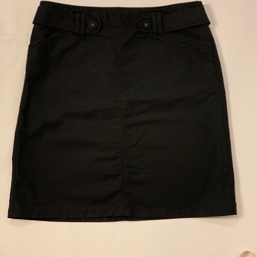 Ann Taylor 12 Women's Pencil Career Skirt Black - Picture 2 of 9